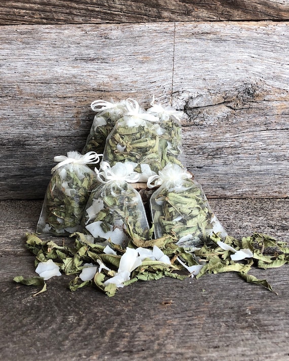 Set of 6 Lemon Verbena and Coconut Sachets