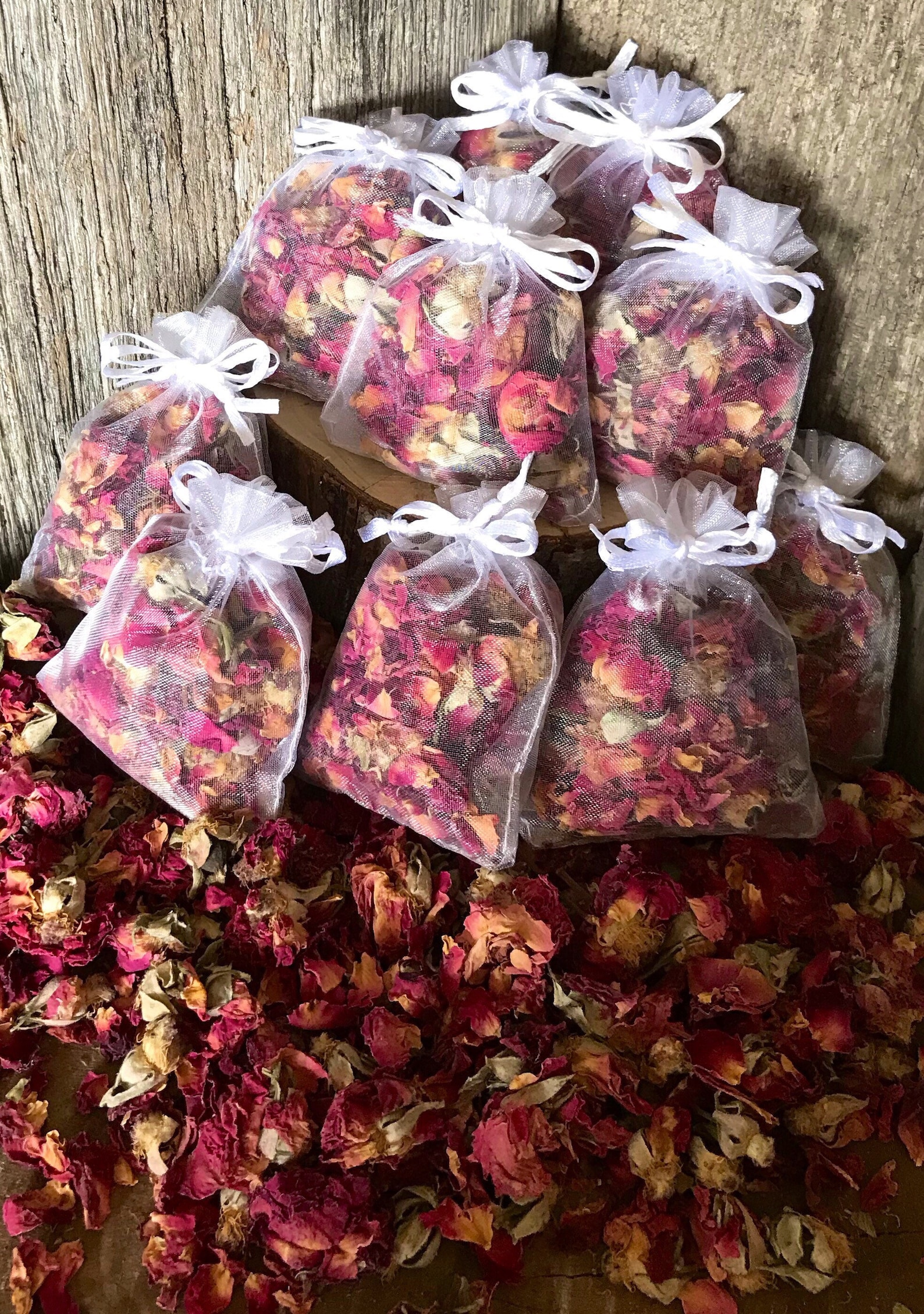 Set of 12 Rose Sachets | Etsy