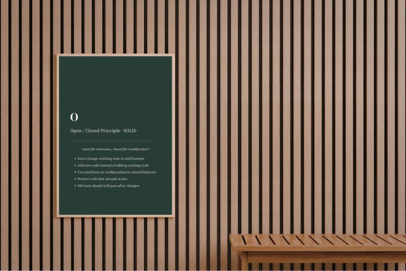 SOLID Principles Poster Set | Clean Code Reference, Software Design Wall Art (PDF) image 2