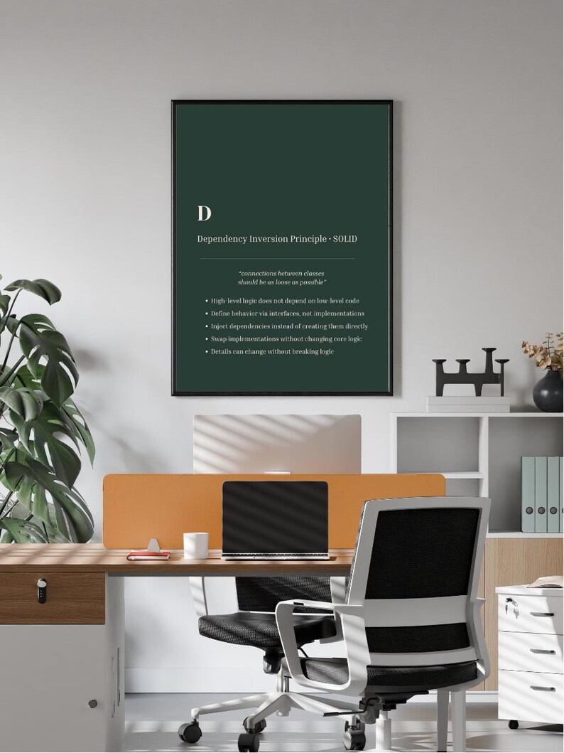 SOLID Principles Poster Set | Clean Code Reference, Software Design Wall Art (PDF) image 5
