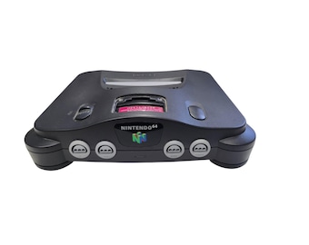 Nintendo 64, Video Game Console, Just The Console and Connecting Cords, Controller Not Included, 1996, Vintage