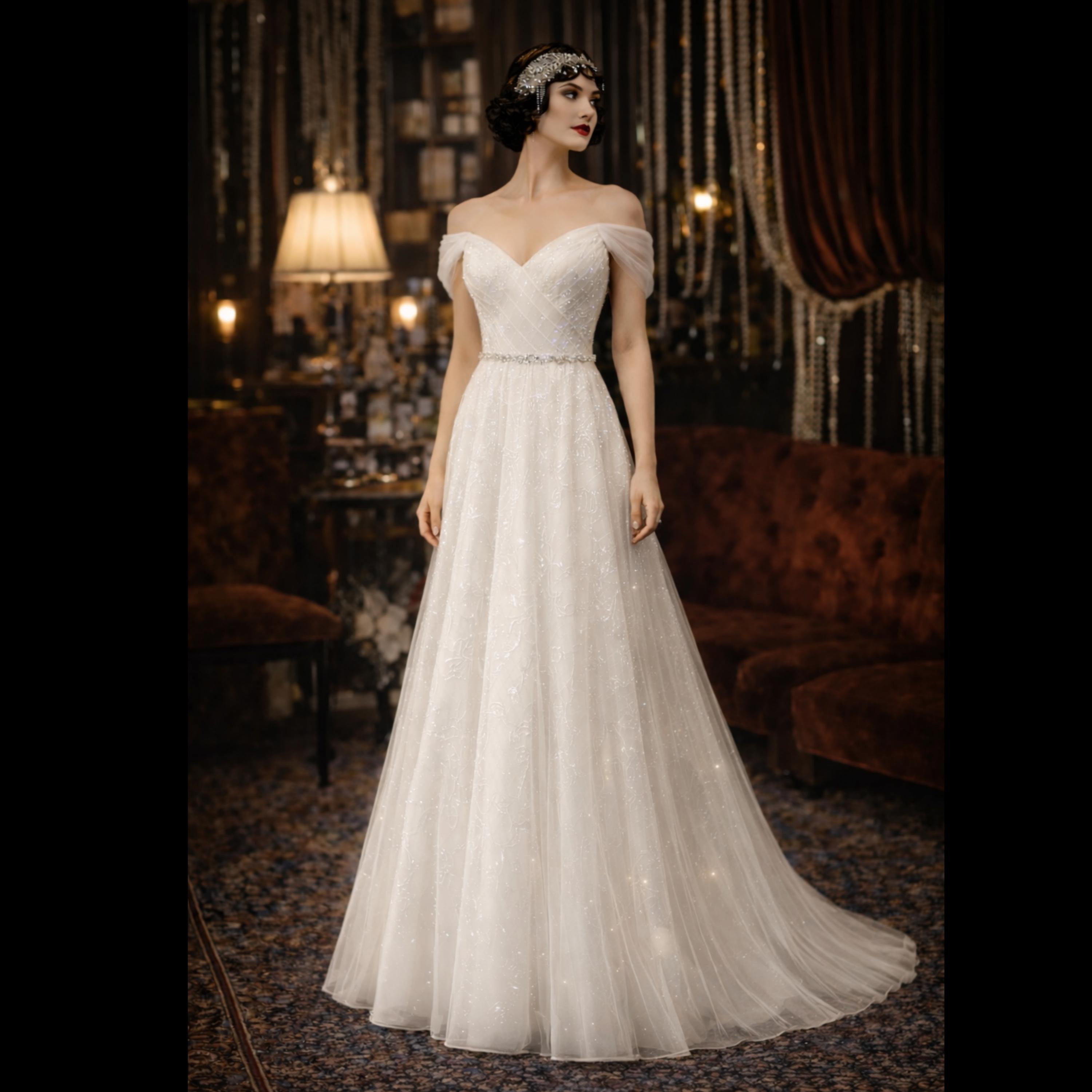 lace bardot wedding dress uk Bardot