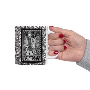 Tazza da caffè in ceramica di William S. Burroughs