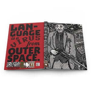 BURROUGHS Writing Journal DISEGNATO A MANO - Quaderno con copertina rigida e copertina opaca Illustrazione di Jared Power