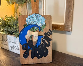 Tablas de charcutería personalizables pintadas a mano