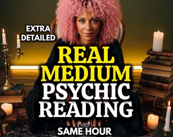 Real Medium Reading, Same Hour, Spiritual Guidance, Clairvoyant, Love Career.