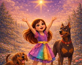 Everiel Children's Book: Bedtime Story + Background Music MP3 | Bedtime Reading Bundle | Coloring Book