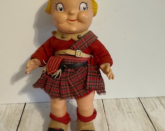 Vintage Campbell's Soup Kids Doll Scottish Kilt Collectors Doll