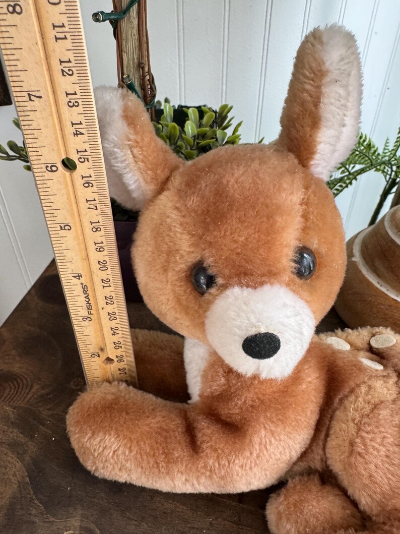 Peluche vintage de cervatillo con pecas de R. Dakin & Company imagen 6