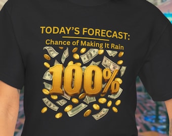 Rolig kasinotröja, Making It Rain-tröja, spelautomatspelhumor-tröja