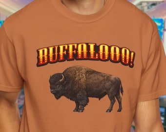 Buffalooo Casino-tröja | Spelautomatinspirerad t-shirt | Comfort Colors Vintage Buffalo-tröja