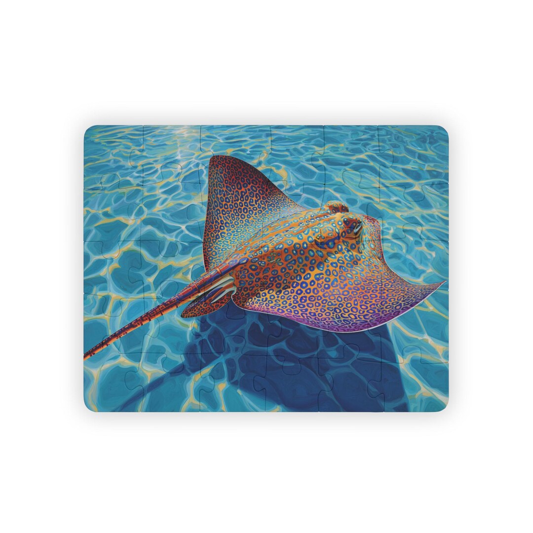Stingray Riddle Sting Ray Kids' Puzzle 30-piece Learning Activity for Children Indoor ...