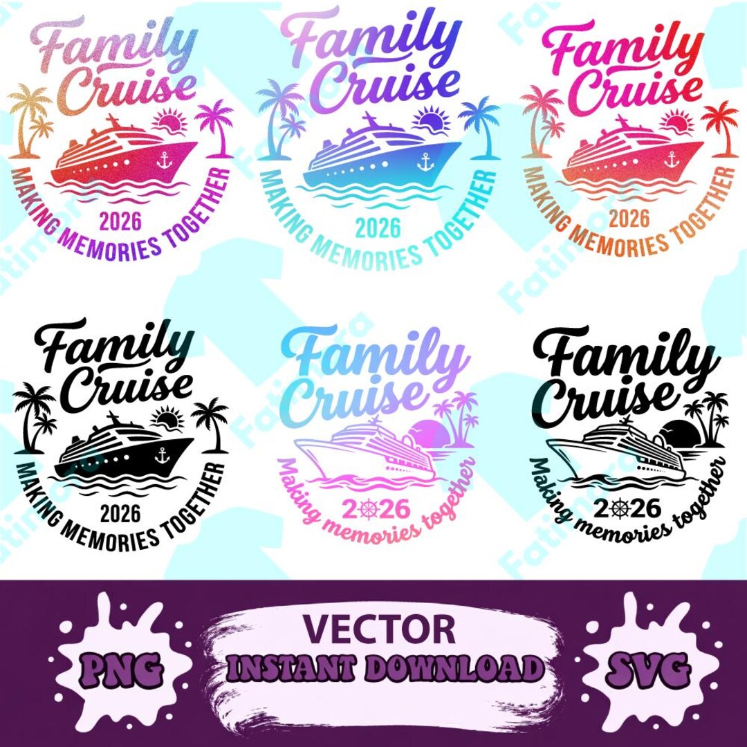 Family Cruise 2026 SVG PNG ,cruise Vacation 2026 Making Memories ...