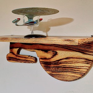 Enterprise D model shelf
