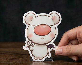 Cute Fantasy Creature Sticker, Kawaii Game Animal Decal, Cute Monster Laptop Sticker, Japanese RPG Character Art, Gamer Gift, Fantasy Art