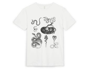 snake graphic shirt serpent reptile tee edgy aesthetic tattoo inspired nature wildlife fashion streetwear gift casual style statement unique