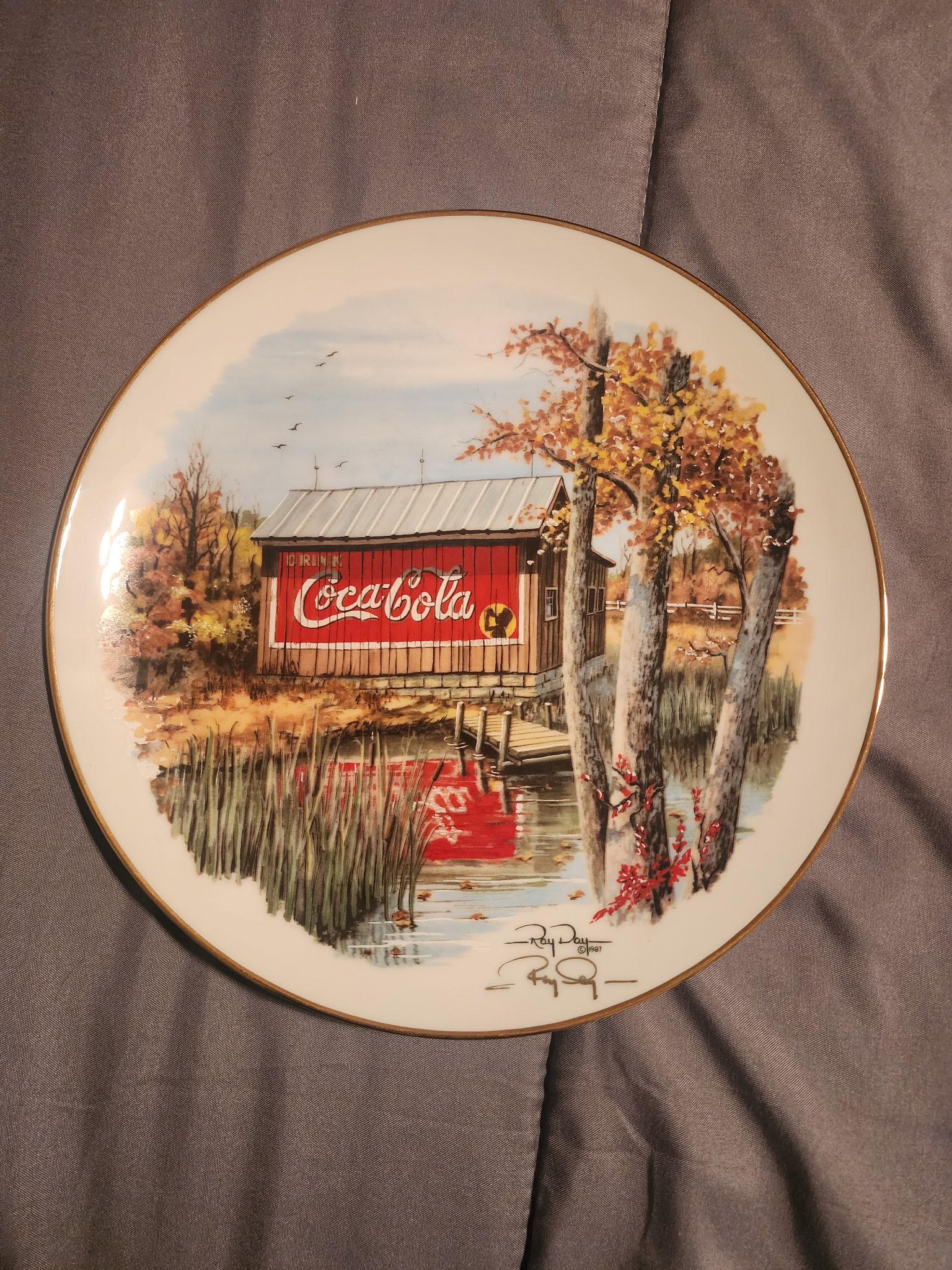 Coca Cola Collector Plates - Etsy