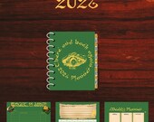 2026 Fantasy Digital Planner | A4 GoodNotes, Notability & Tablet Planner | Monthly, Weekly and Budget Pages | Medieval LOTR Aesthetic
