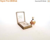 SALE 25 OFF Vintage Corday Toujours Moi Paris France Mini Perfume in box 1 4 oz Art Nouveau bottle Lucien Gaillard