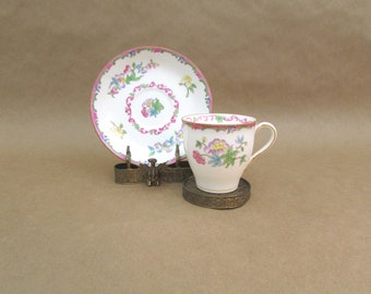 Wunderschöne Minton es Bone China Demitasse Tasse und Unterteller B925 Chinoiserie