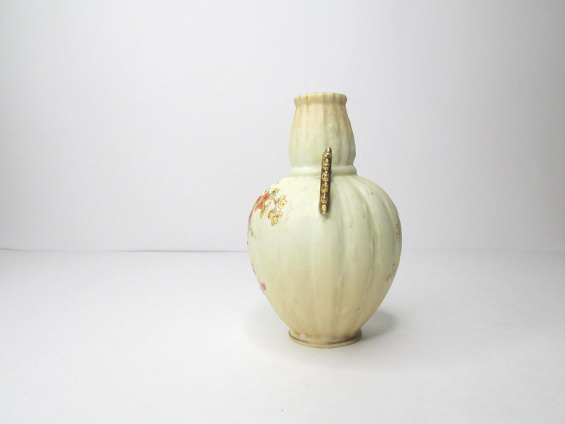 Antique Straus Rudolstadt Crown RW Germany Gourd Vase Early 1900's Beautiful Victorian Piece image 3