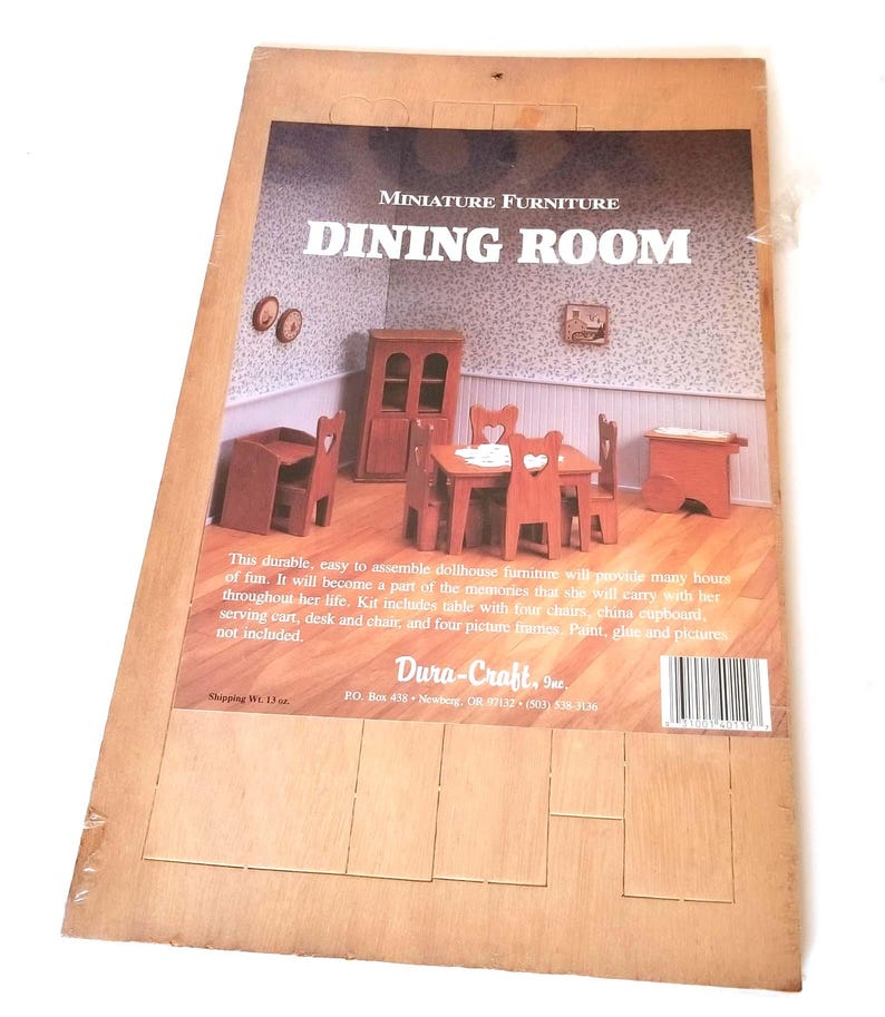 Vintage DuraCraft Inc Miniature Dollhouse Furniture Kit Etsy