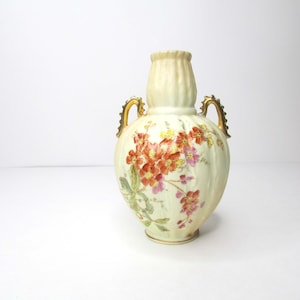 Antique Straus Rudolstadt Crown RW Germany Gourd Vase Early 1900's Beautiful Victorian Piece image 1