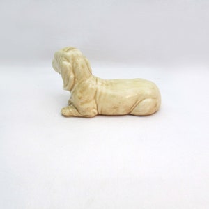 Vintage Decorama Ceramic Basset Hound Dog Sweet Face and Eyes Japan image 5