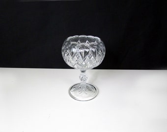 Stunning Glass Compote Bowl-Footed-Coarse Zig Zag pattern by Bryce- EAPG Highland Higbee