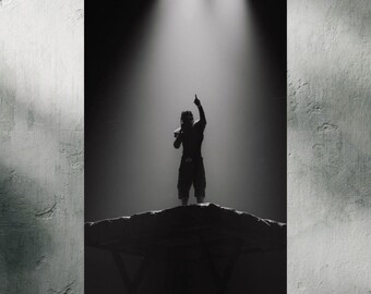 Travis Scott Poster, Cactus Jack Vintage Photography Fine Art, Rapper Museum Grade Wall Art, Black and White