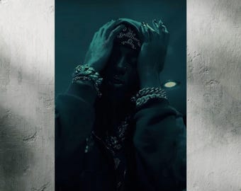 Carti Poster, Double00 Photography Fine Art, Rapper Museum Grade Wall Art
