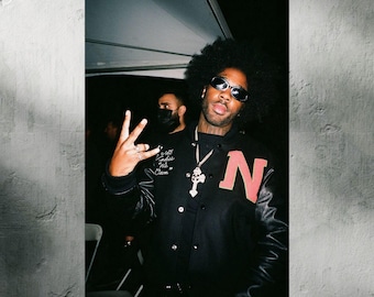 Brent Faiyaz Poster, RnB Photography Fine Art, Singer Museum Grade Wall Art