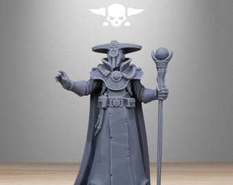 Antike GrimCorp StationForge Miniatur (28 mm). Geeignet zum Bemalen und für Rollenspiele im Science-Fiction-Stil. Kompatibel mit Warhammer 40K.