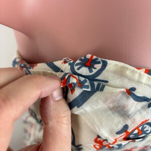 Anthropologie Postmark Strapless Bike Lane Dress Bicycle US 4 twee New Girl Jess image 6