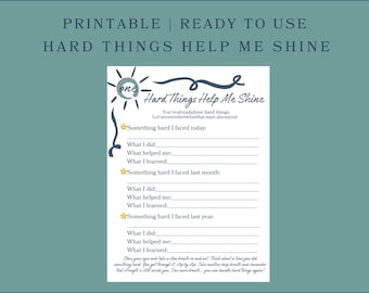 Resilience Worksheet for Kids | Growth Mindset SEL Activity (Printable PDF)