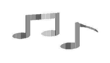 Note Overlap Mark Music Notes Measure, Mark, and Fold Book Folding Pattern (digital ...