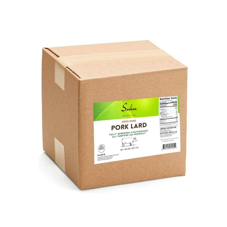 100% Pure Pork Lard-Fully Rendered All Purpose-Keto-Paleo Friendly image 5