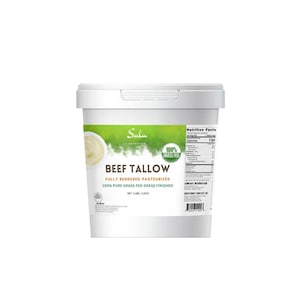 Grass Fed Grass Finished Fully Rendered Beef Tallow
