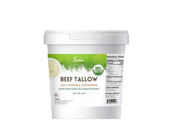 Grass Fed Grass Finished Fully Rendered Beef Tallow