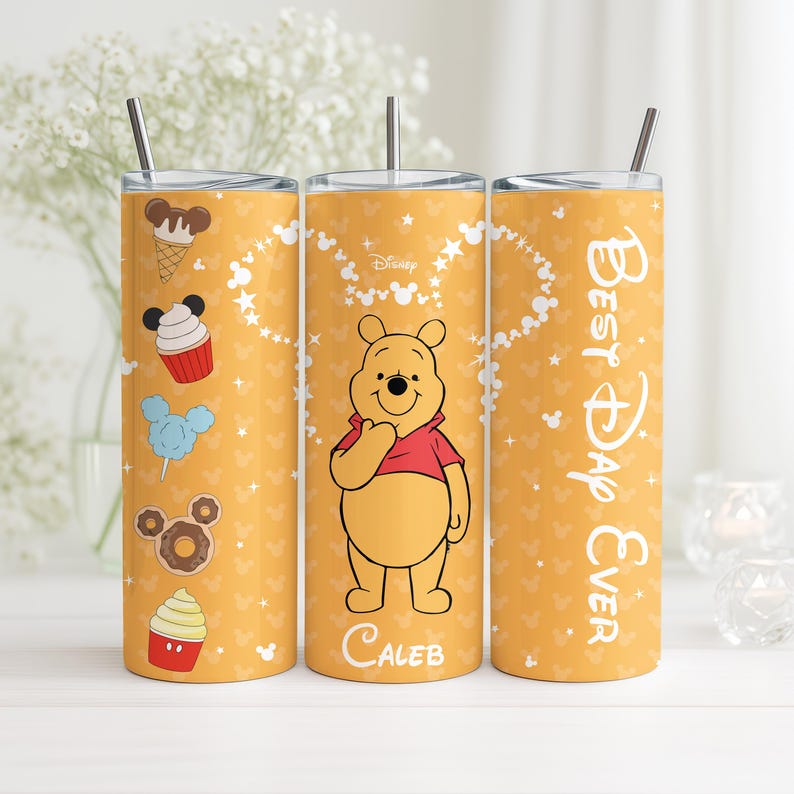 Custom All Disney Characters Tumbler, Personalized Family Matching Stainless Steel Cup, Disneyland Cruising Drinkware Gift