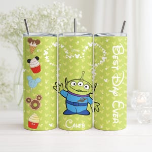 Custom Toy Story Characters Tumbler, Personalized Family Matching Stainless Steel Cup, Disneyland Cruising Drinkware Gift