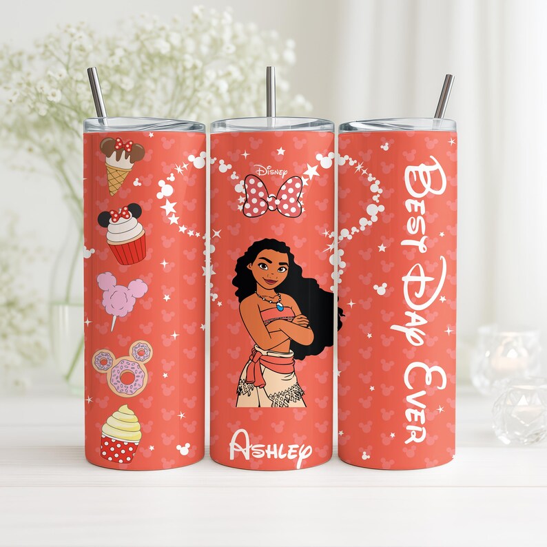 Custom All Disney Characters Tumbler, Personalized Family Matching Stainless Steel Cup, Disneyland Cruising Drinkware Gift