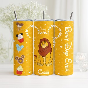 Custom All Disney Characters Tumbler, Personalized Family Matching Stainless Steel Cup, Disneyland Cruising Drinkware Gift