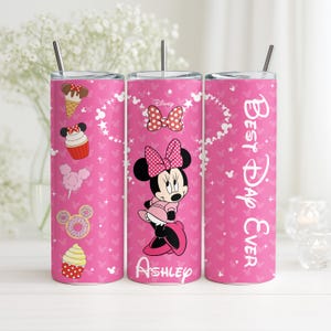 Custom All Disney Characters Tumbler, Personalized Family Matching Stainless Steel Cup, Disneyland Cruising Drinkware Gift