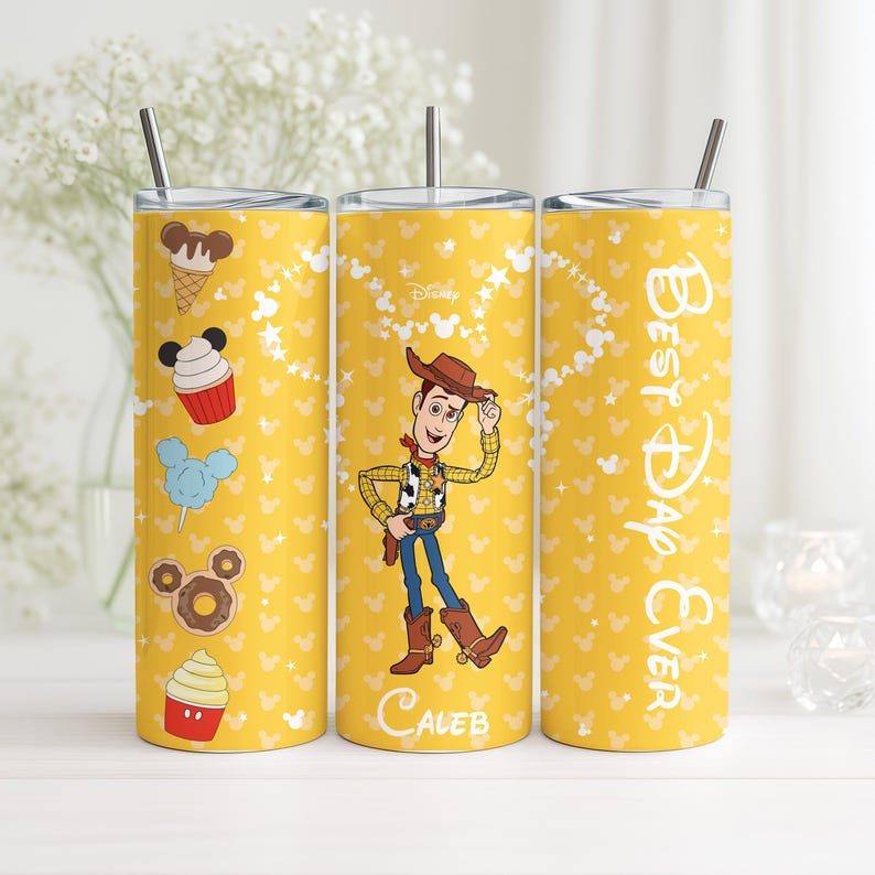 Custom All Disney Characters Tumbler, Personalized Family Matching Stainless Steel Cup, Disneyland Cruising Drinkware Gift