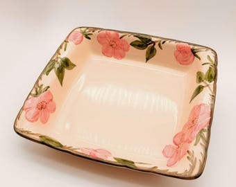 Horno de microondas cuadrado Franciscan Desert Rose – Vintage USA