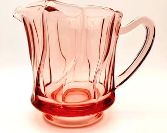 Jarra Jamestown Pink de Fostoria de 40 oz - Vintage