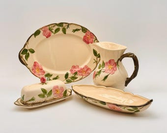 Pieza para servir Franciscan Desert Rose - Vintage USA - Se vende por separado