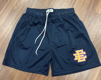 EE Men’s Navy Mesh Athletic Shorts – Lightweight, Breathable, and Comfortable Gym Shorts