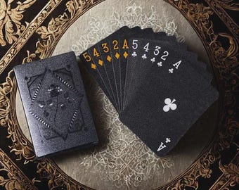 Luxury Gold Foil Playing Cards: Waterproof Poker Deck
